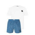 Stone Island Shorts Set Carta/White