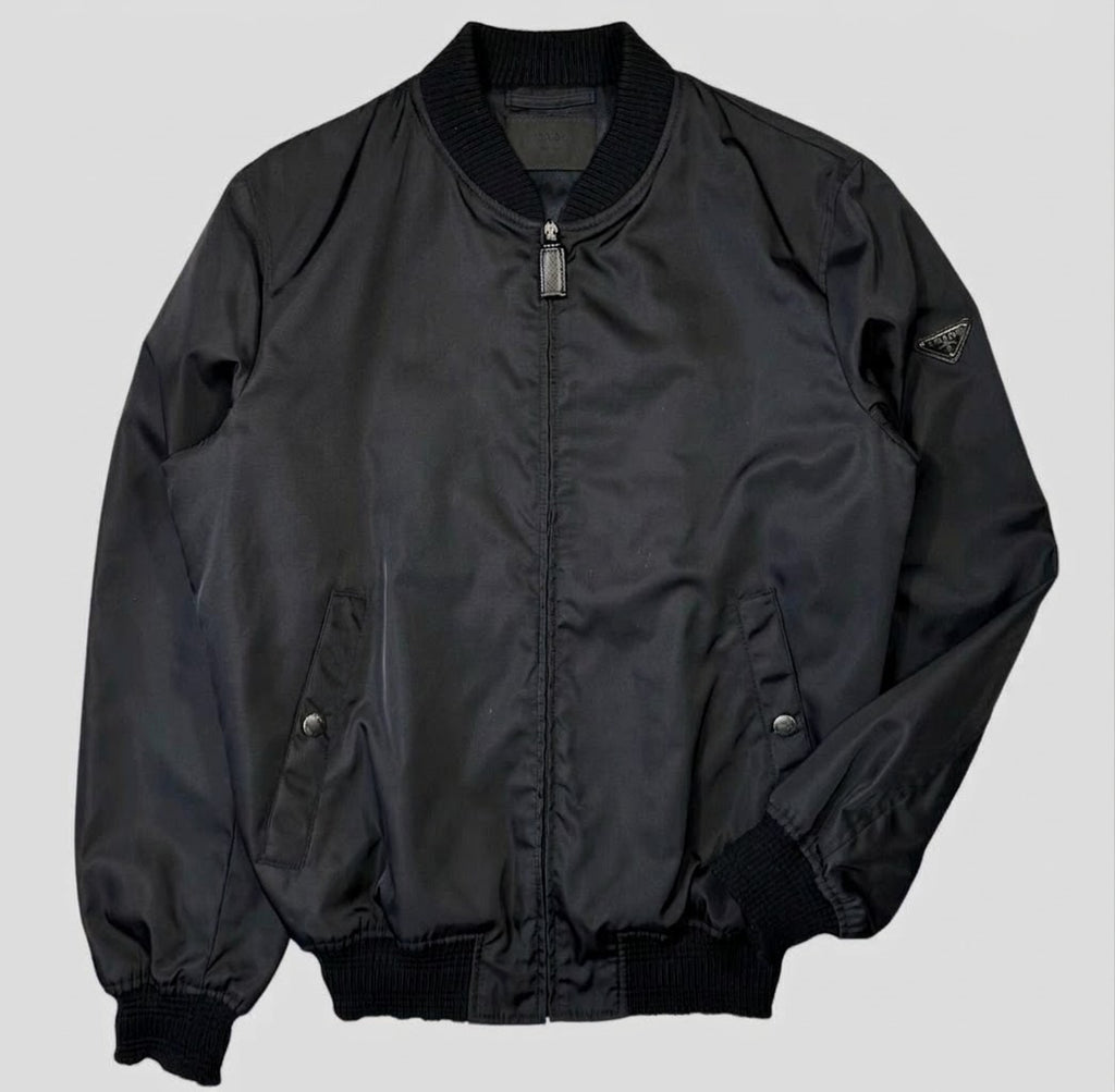 Prada Milano Logo Bomber Jacket (pre-owned)