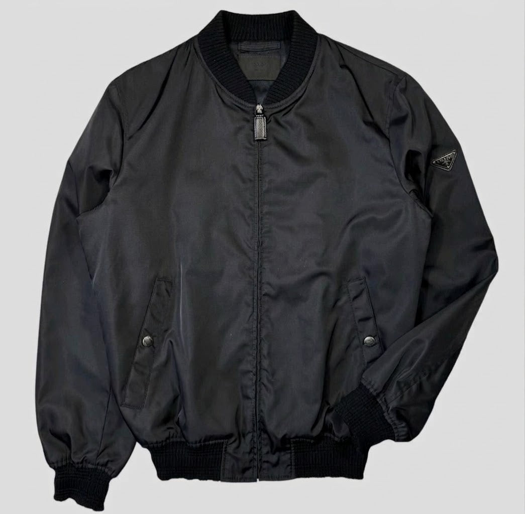 Prada Milano Logo Bomber Jacket (pre-owned)