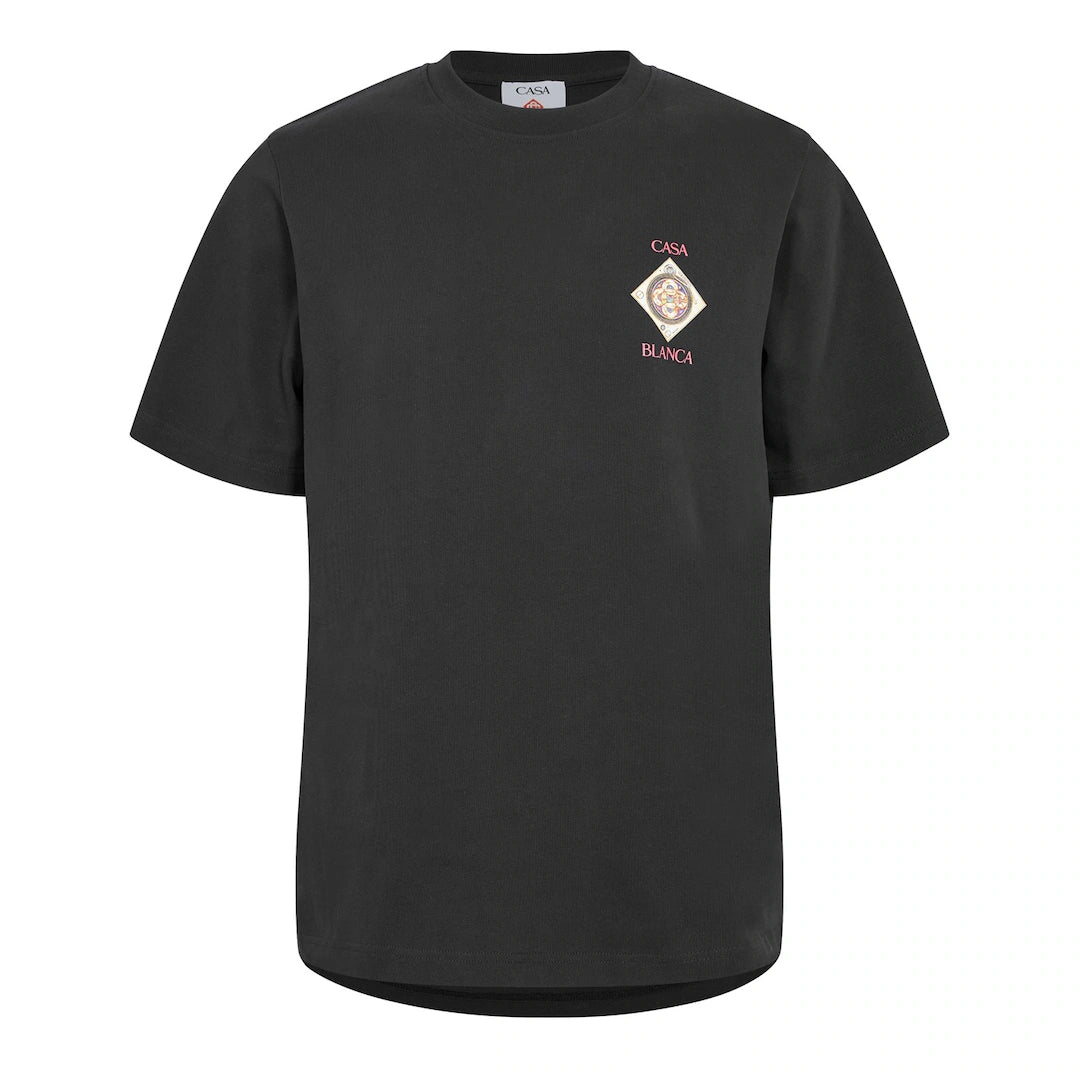 CASABLANCA Turntable T-Shirt Black