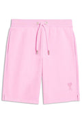 Ami Paris Logo Shorts Pink