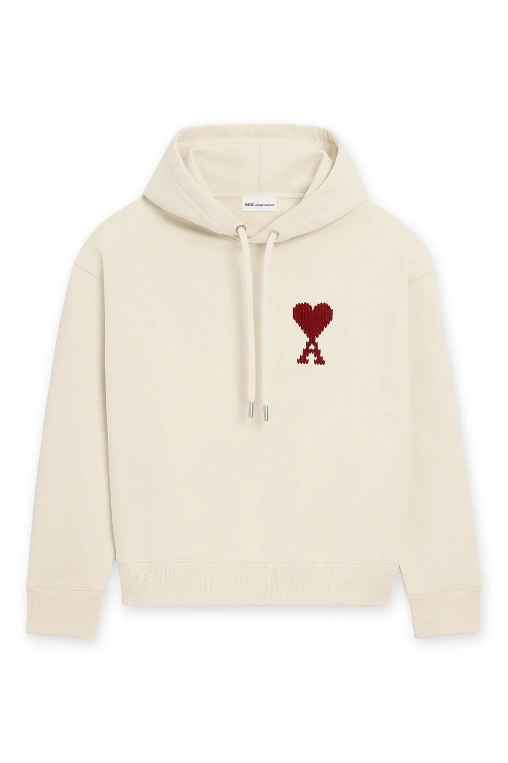 Ami Paris Moonlight Cotton 'AMI DE COEUR' Heavy Hoodie