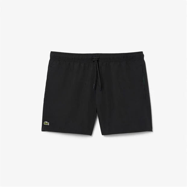 Lacoste Croc Graphics Swim Shorts Set Black/White
