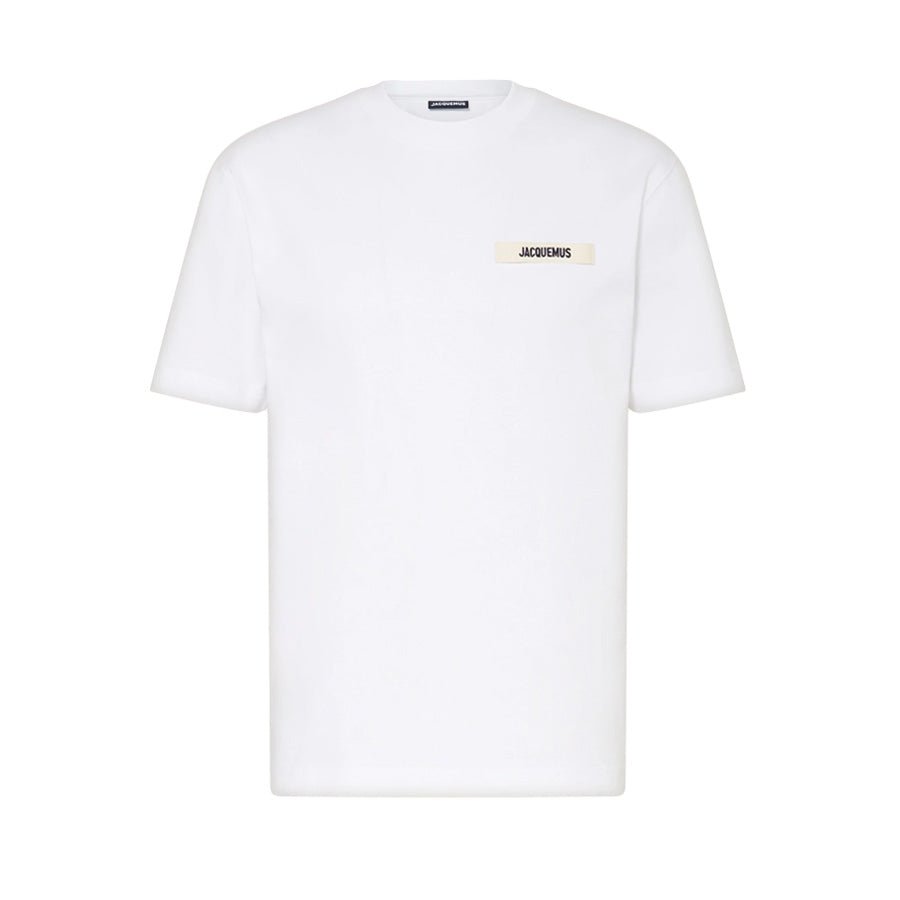 Jacquemus The Gros Grain Logo T Shirt White