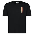 Burberry Check Pocket T Shirt Black