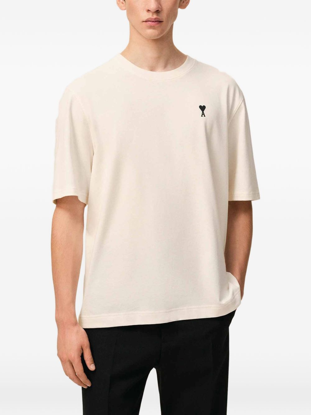 Ami Paris Logo Print T Shirt