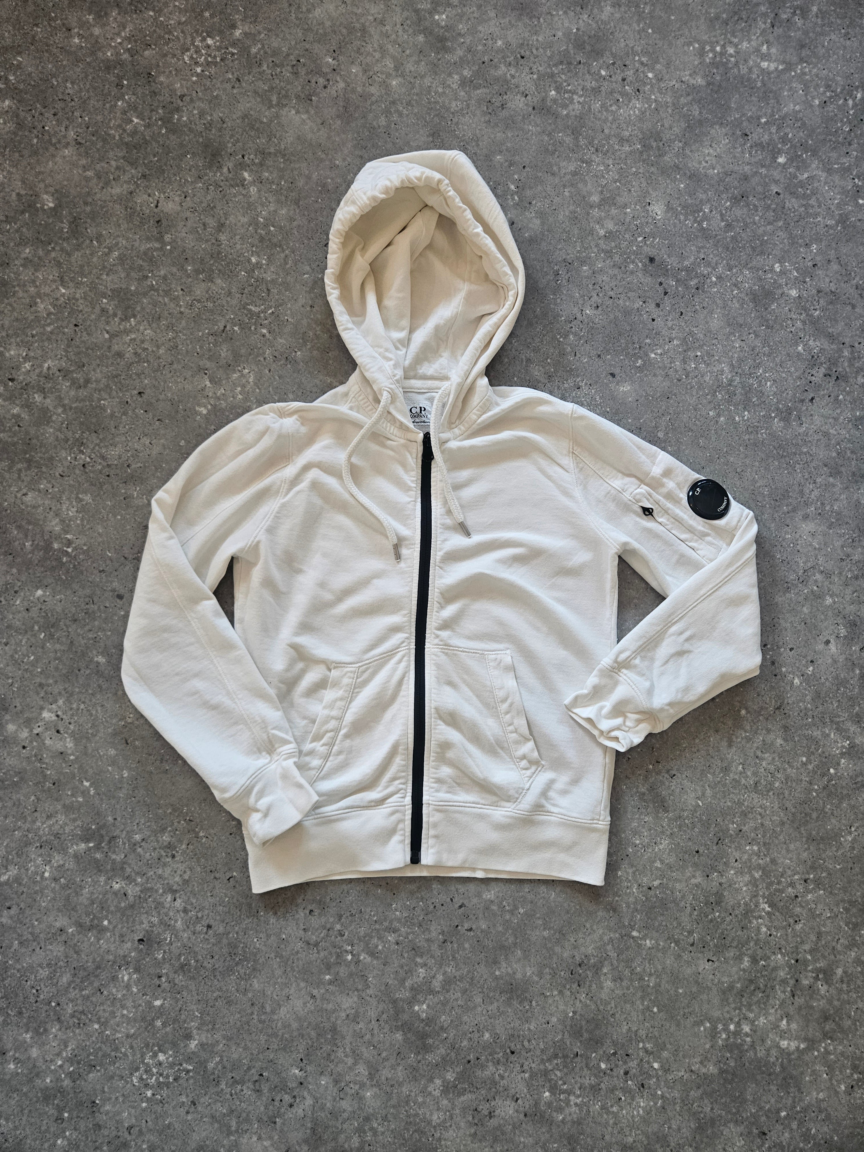 Kids Cp Company Logo Zip Hoodie (Pre-Owned)