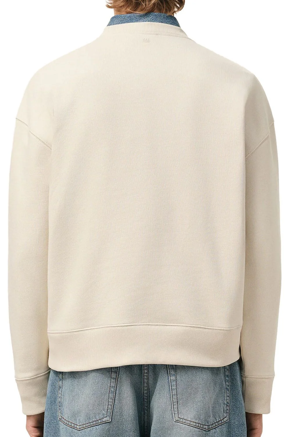 Ami Paris Moonlight Cotton 'AMI DE COEUR' Heavy Sweatshirt