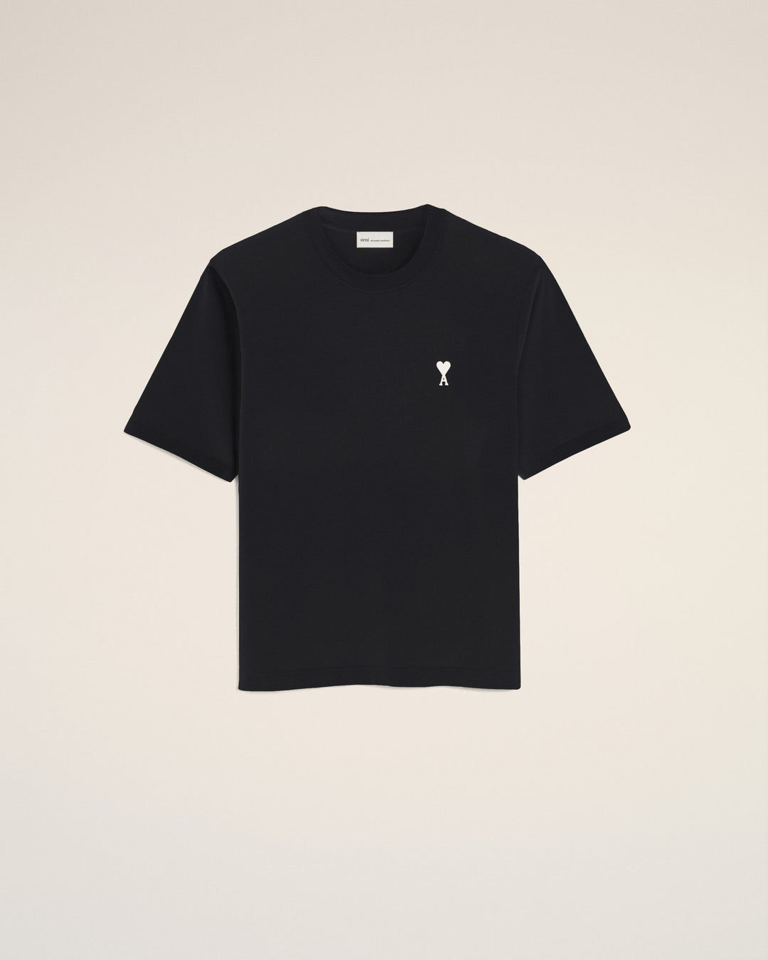 Ami Paris Logo Print T Shirt Black