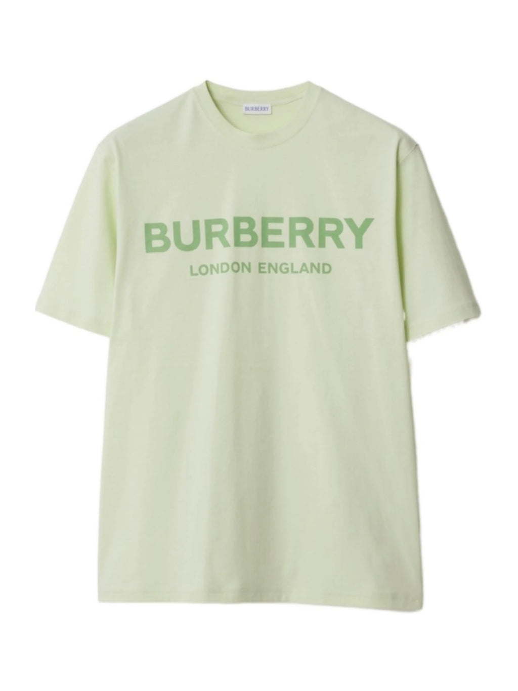 Burberry London Logo T Shirt Mint Green