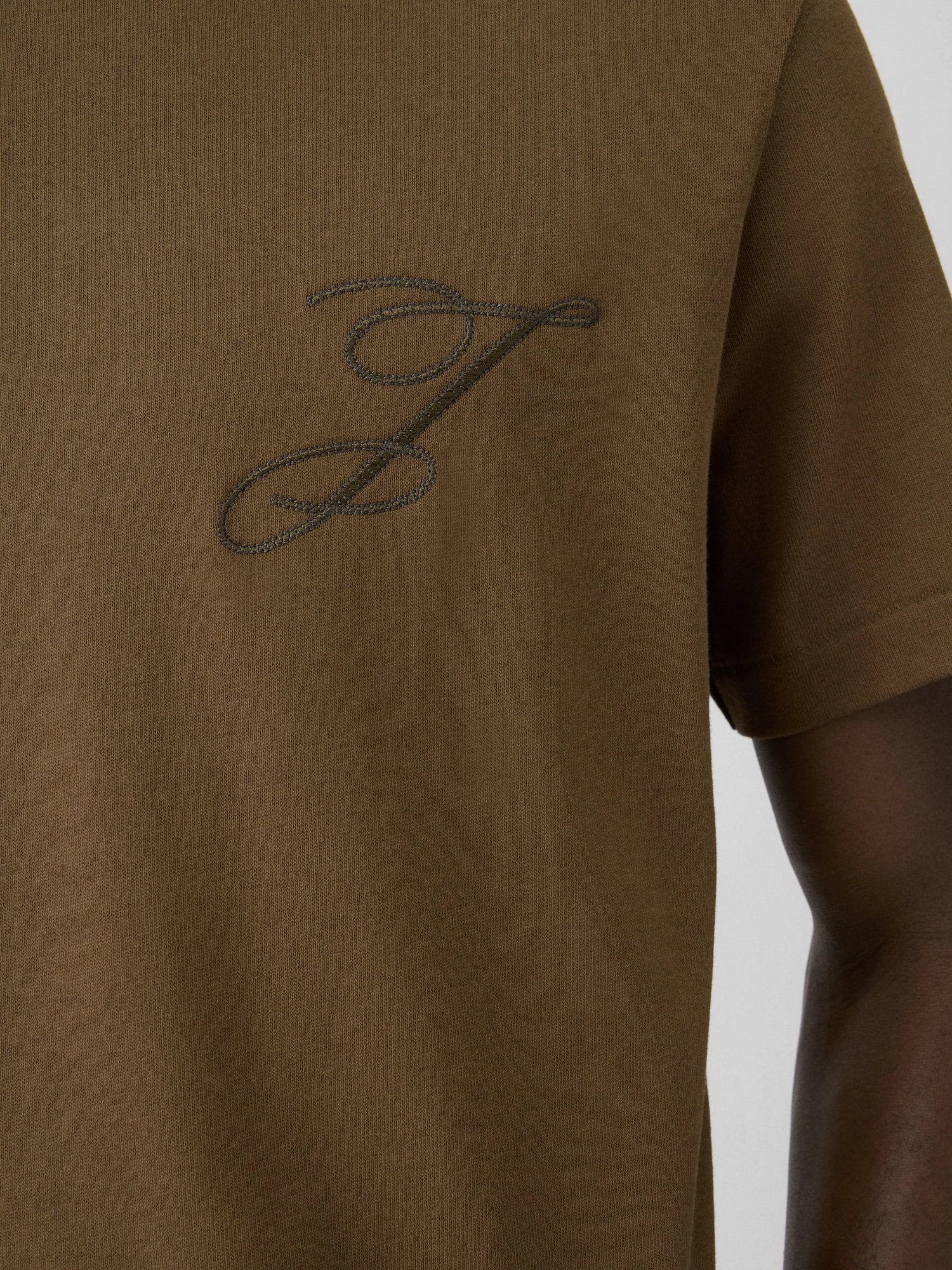 Jacquemus The Logo T Shirt Khaki