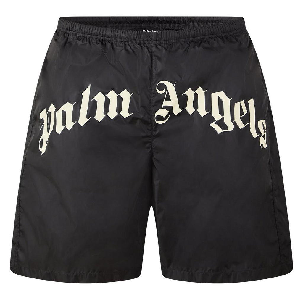 Palm Angels Logo Swim Shorts Black