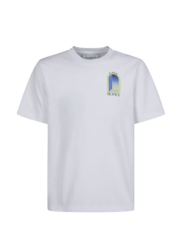 CASABLANCA Arch Print T-Shirt White
