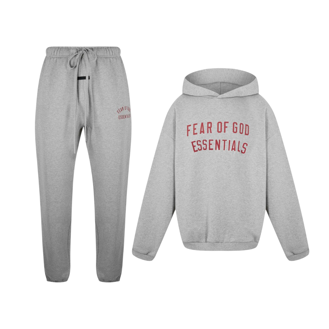 Fear Of God Essentials Full Tracksuit Grey