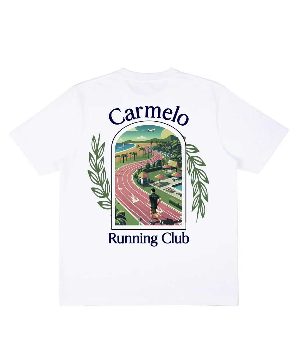 CARMELO PACE RUNNING CLUB T SHIRT WHITE