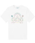 Casablanca Rainbow crayon T Shirt White