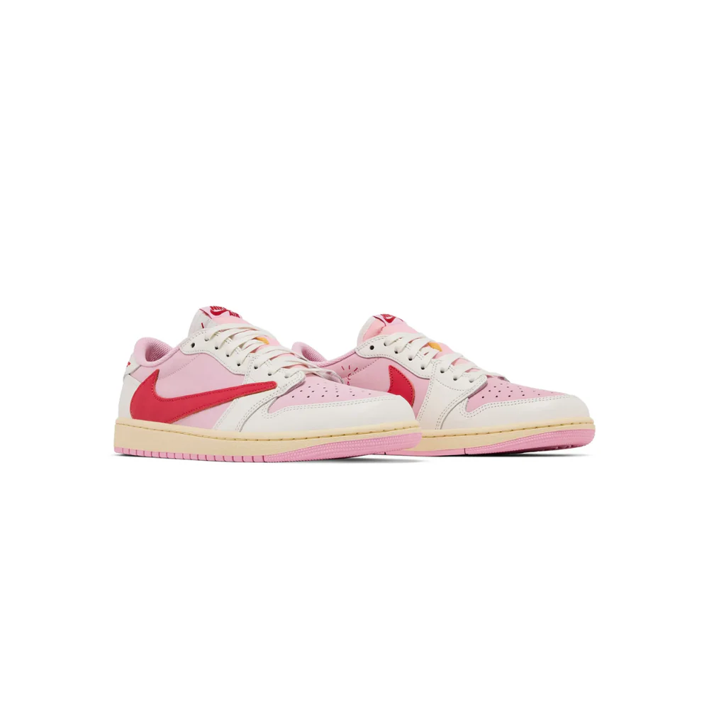Air Jordan 1 Low OG X Travis Scott 'Tropical Pink