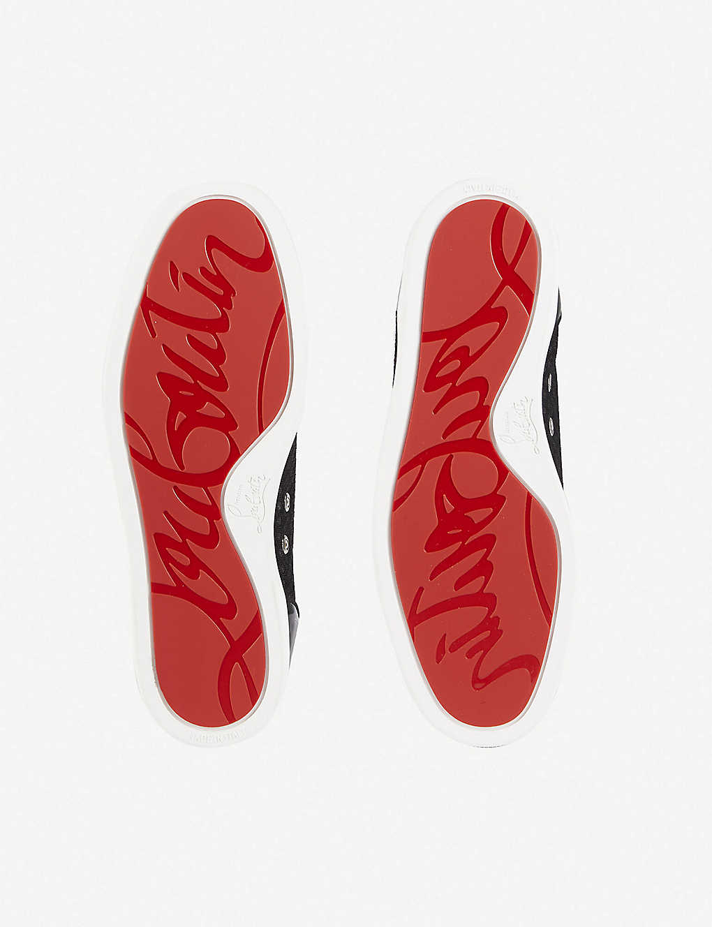 Christian Louboutin Louis junior Spikes White Christian Louboutin