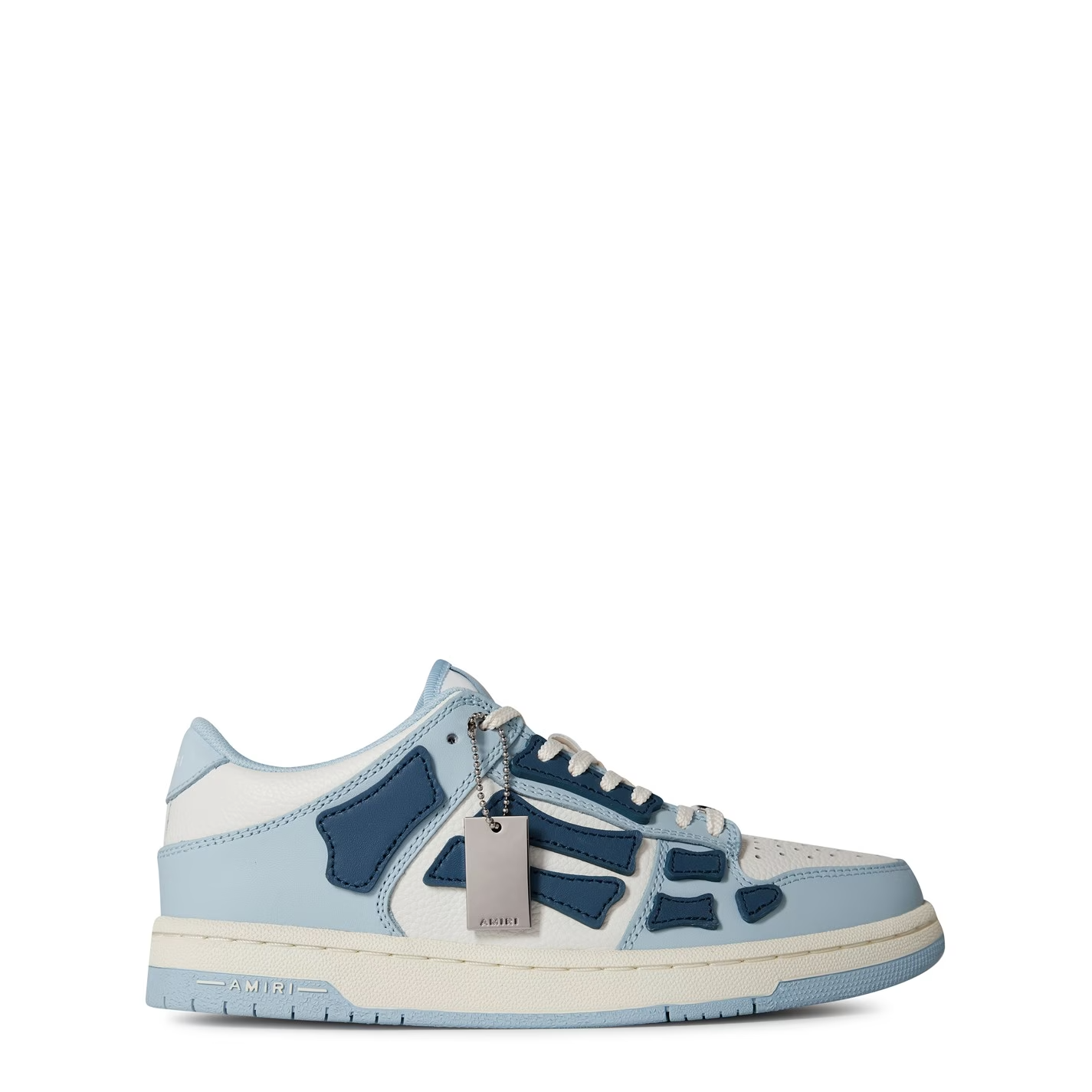 AMIRI SKELETON TOP LOW TRAINERS BLUE 2 Amiri