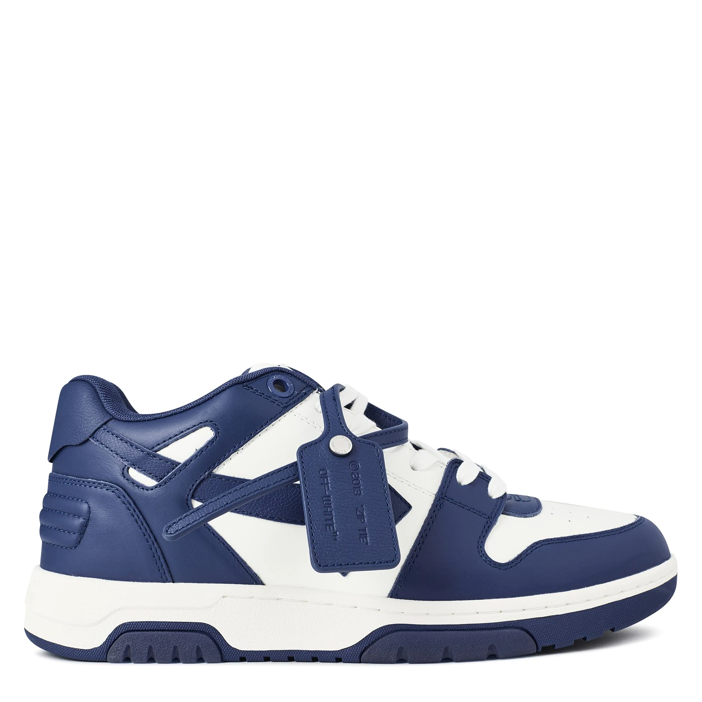 Off White Out Of Office Trainers Navy Off White