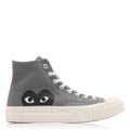 Comme Des Garcons Play High Top Trainers Grey Comme-des-Garcons