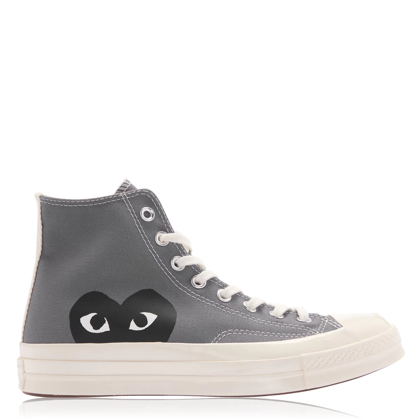 Comme Des Garcons Play High Top Trainers Grey Comme-des-Garcons
