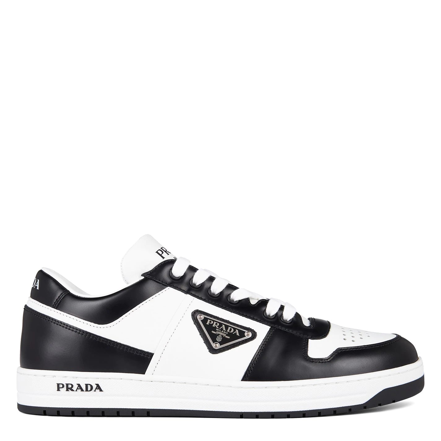 Prada Low Logo Trainers Black Prada