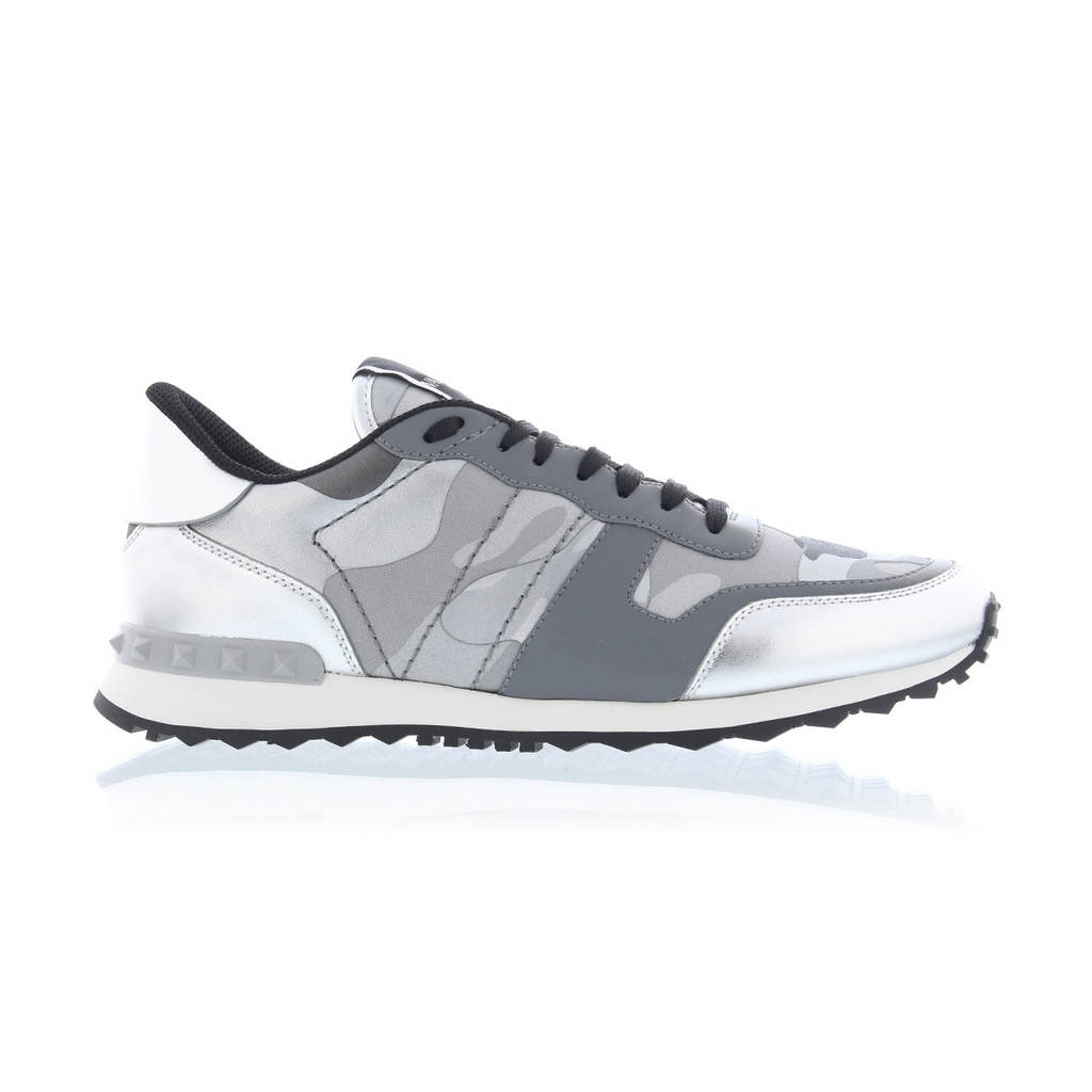 Valentino Cameo Rockrunner Trainers Silver Valentino