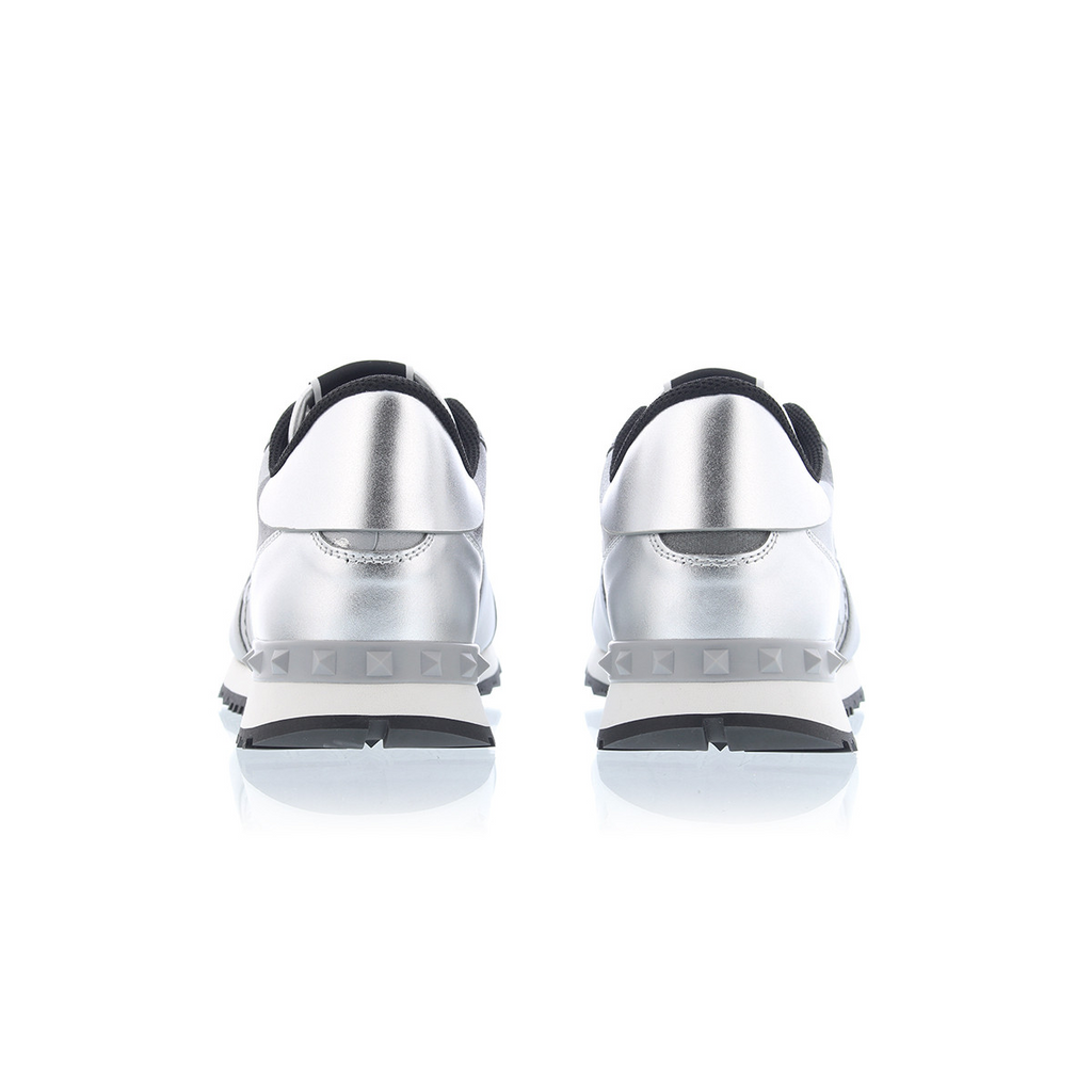 Valentino Cameo Rockrunner Trainers Silver Valentino