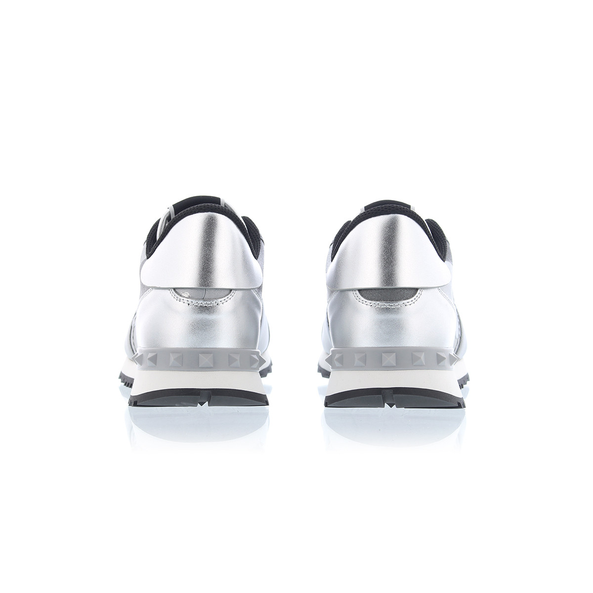 Valentino Cameo Rockrunner Trainers Silver Valentino
