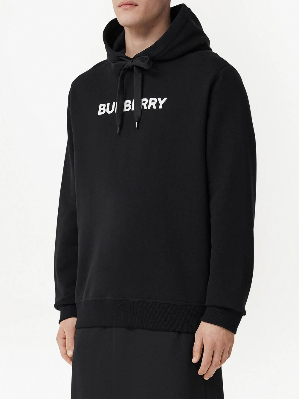 Burberry Logo Hoodie Black Burberry
