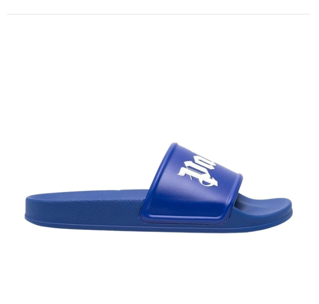 Palm Angels Sliders Blue Palm Angels