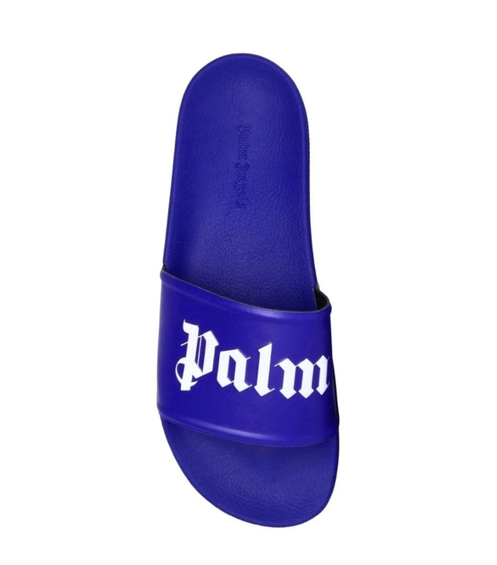 Palm Angels Sliders Blue Palm Angels