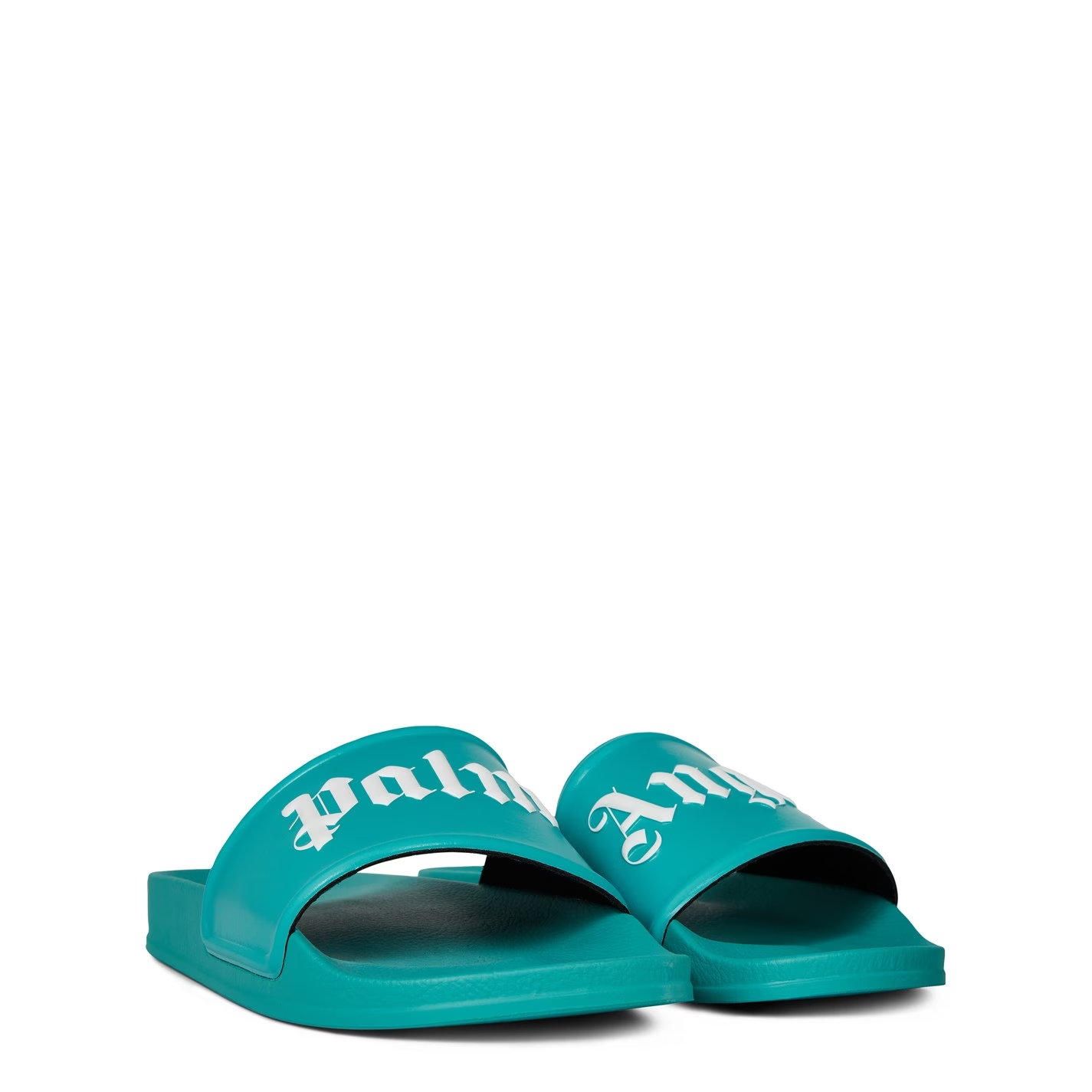 Palm Angels Sliders Aqua Blue Palm Angels