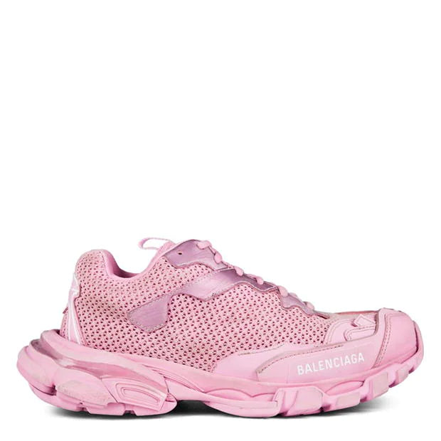 Balenciaga Track 3 Trainers Pink Womens Balenciaga
