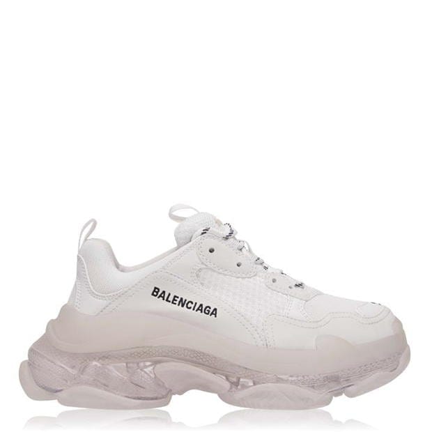Balenciaga Triple S Clear Sole Trainers White Balenciaga