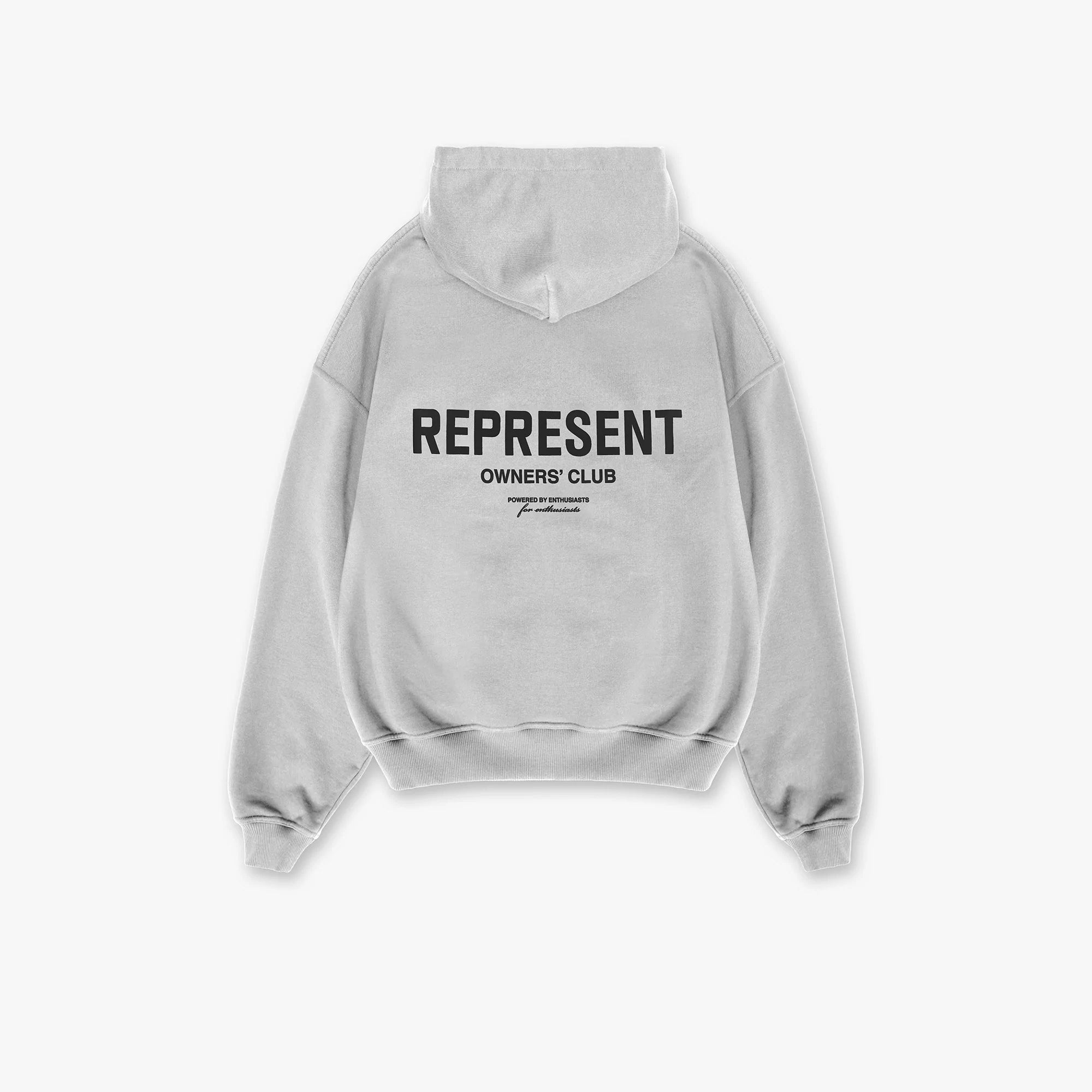 Represent Owners Club Hoodie Grey Represent