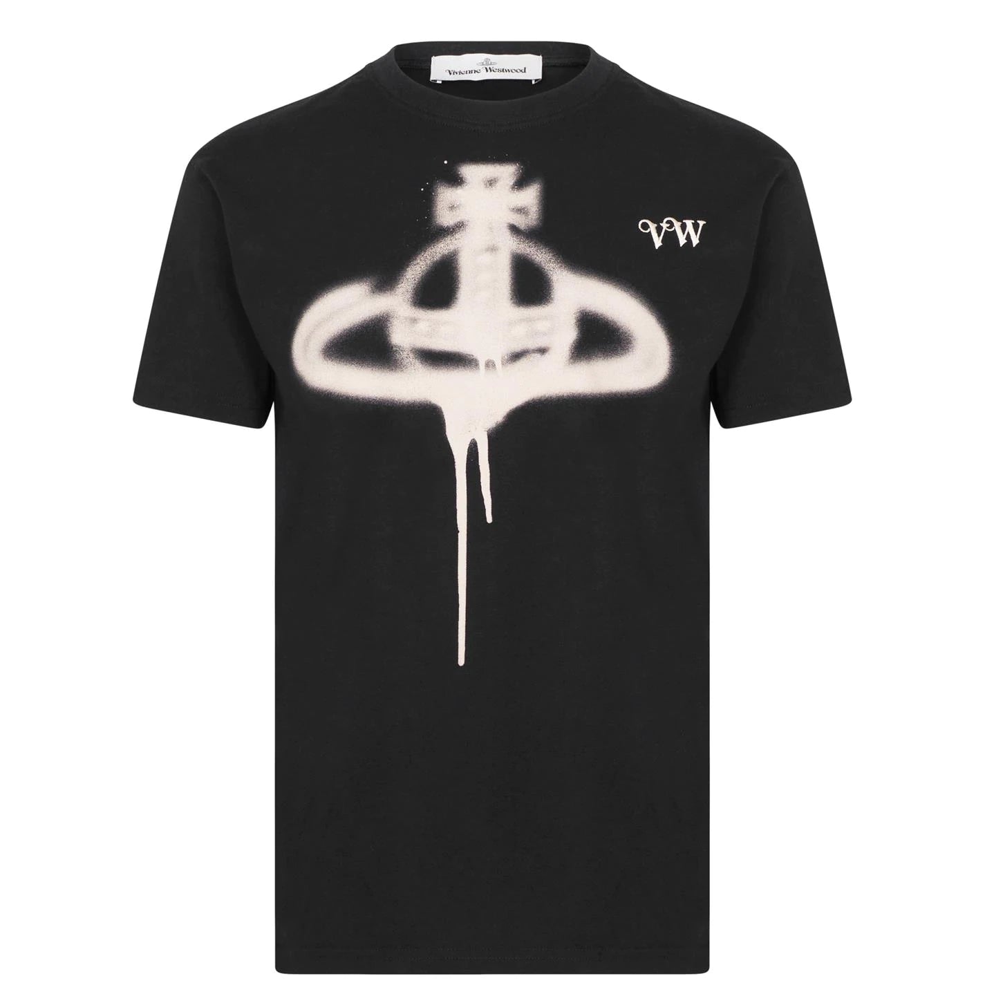 Vivienne Westwood Spray T Shirt Black Vivienne Westwood