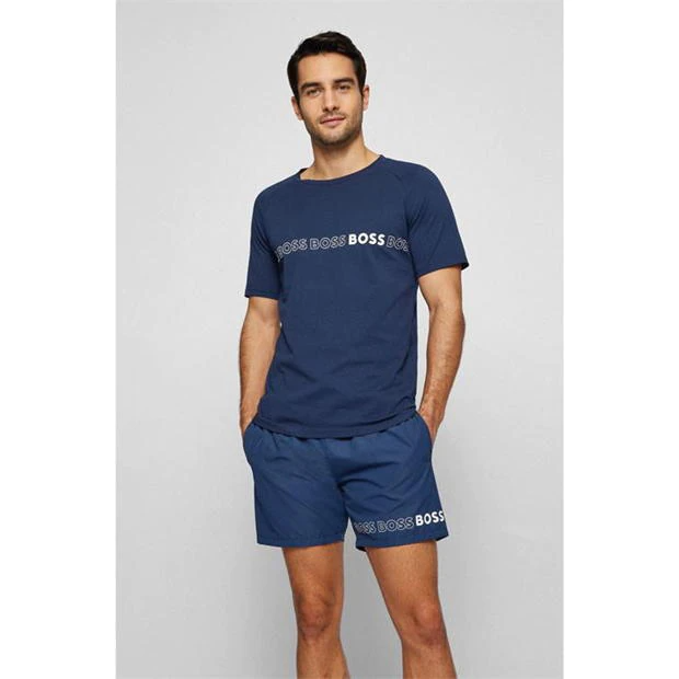 Hugo Boss Shorts Set Navy Hugo Boss