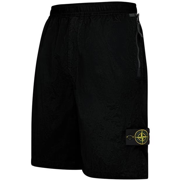 Stone Island Nylon Metal Shorts Black Stone Island