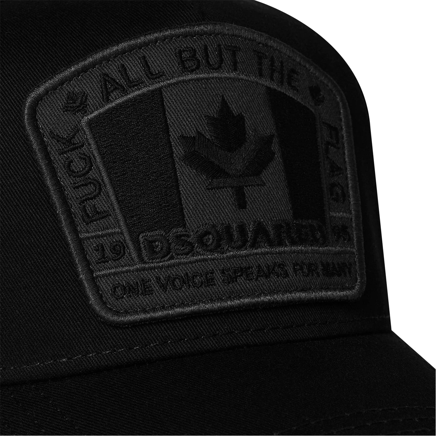 Dsquared Flag Cap Triple Black Dsquared2