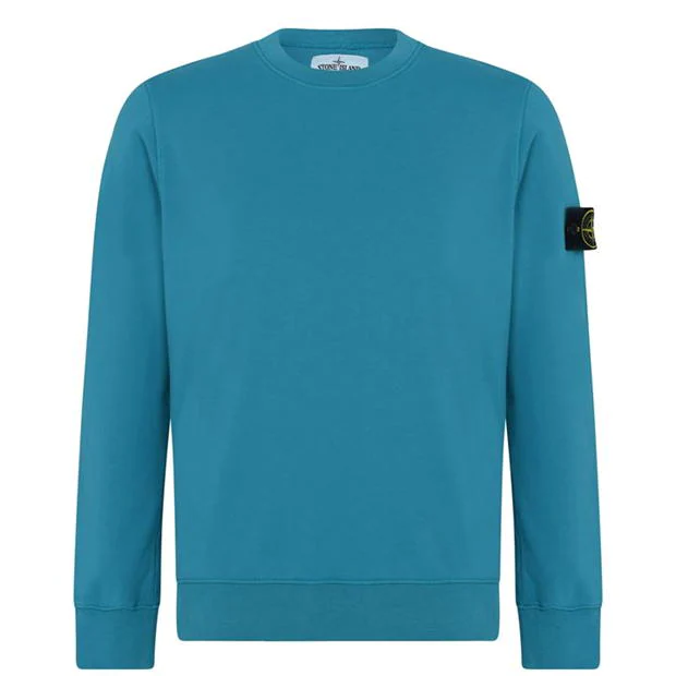 Kids Stone Island Jumper Turquoise