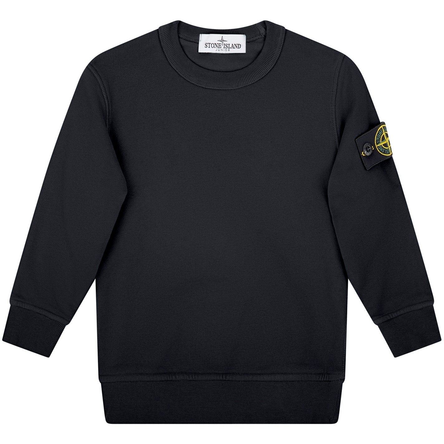 Kids Stone Island Classic Jumper Black Stone Island Kids
