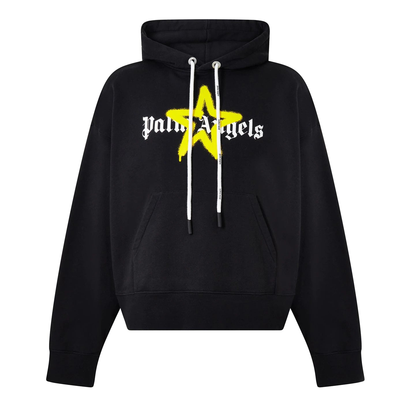 Palm Angels Star Spray Hoodie Black (Oversize Fit) Palm Angels