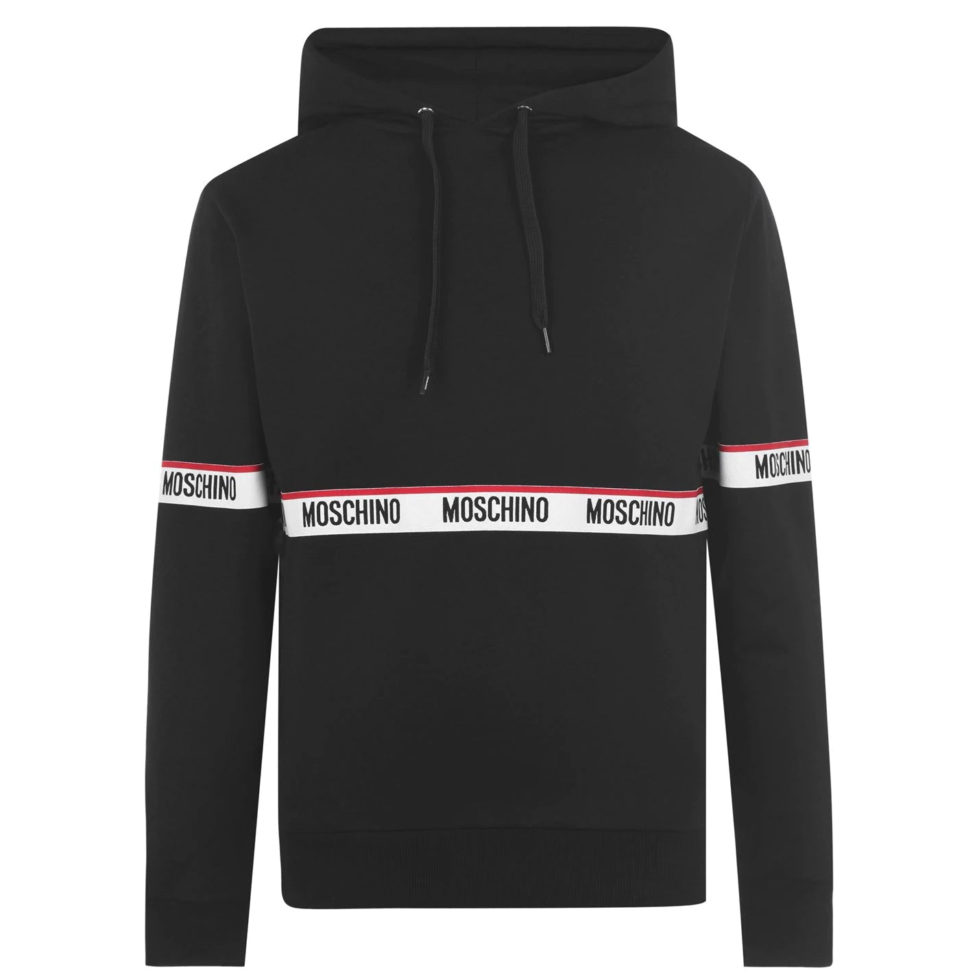 Moschino Tape Hoodie Black Moschino