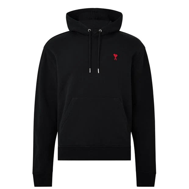 Ami Paris Classic Logo Hoodie Black