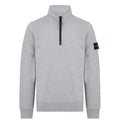 Kids Stone Island Half Zip Jumper Grey Stone Island Kids