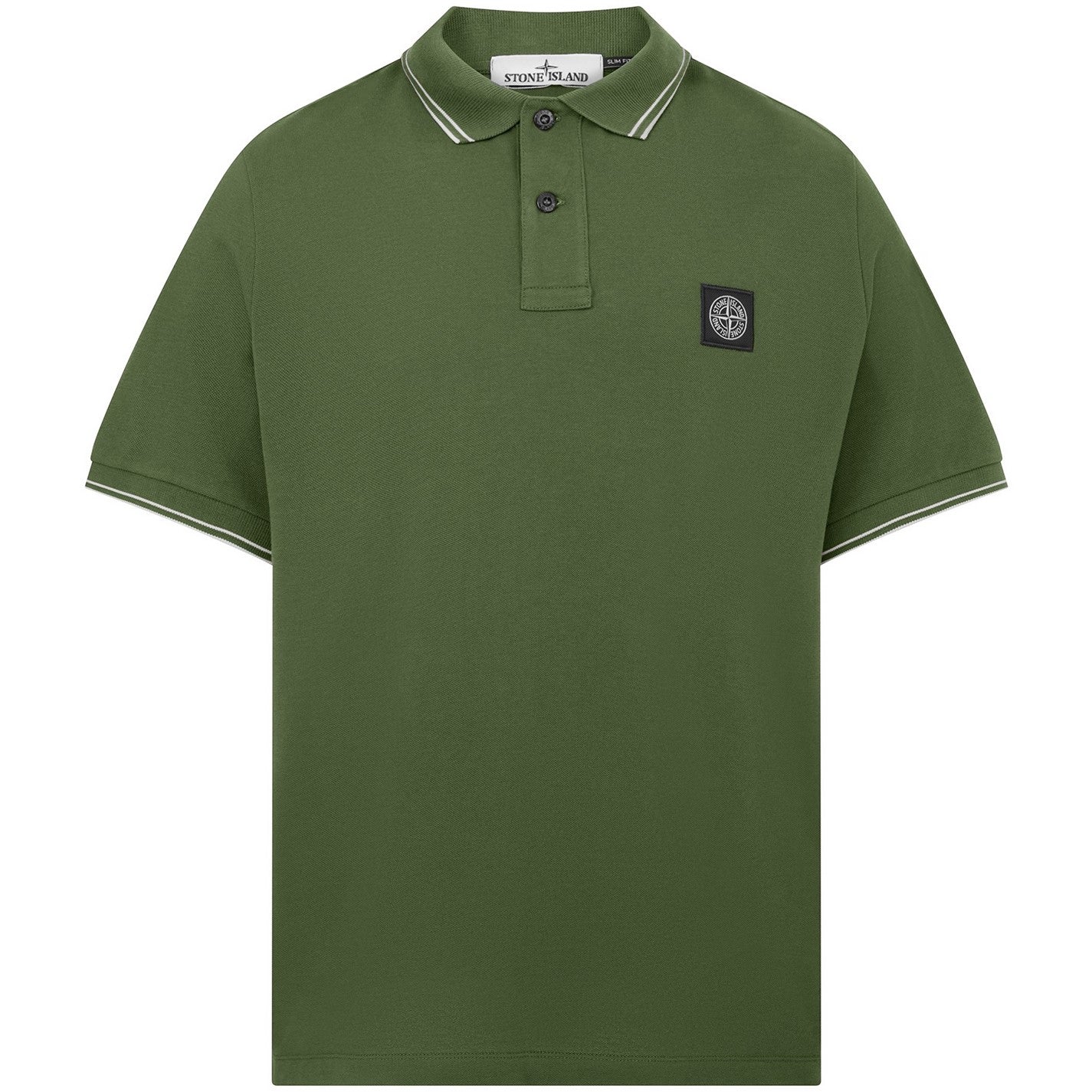 Stone Island Polo T Shirt Khaki Stone Island