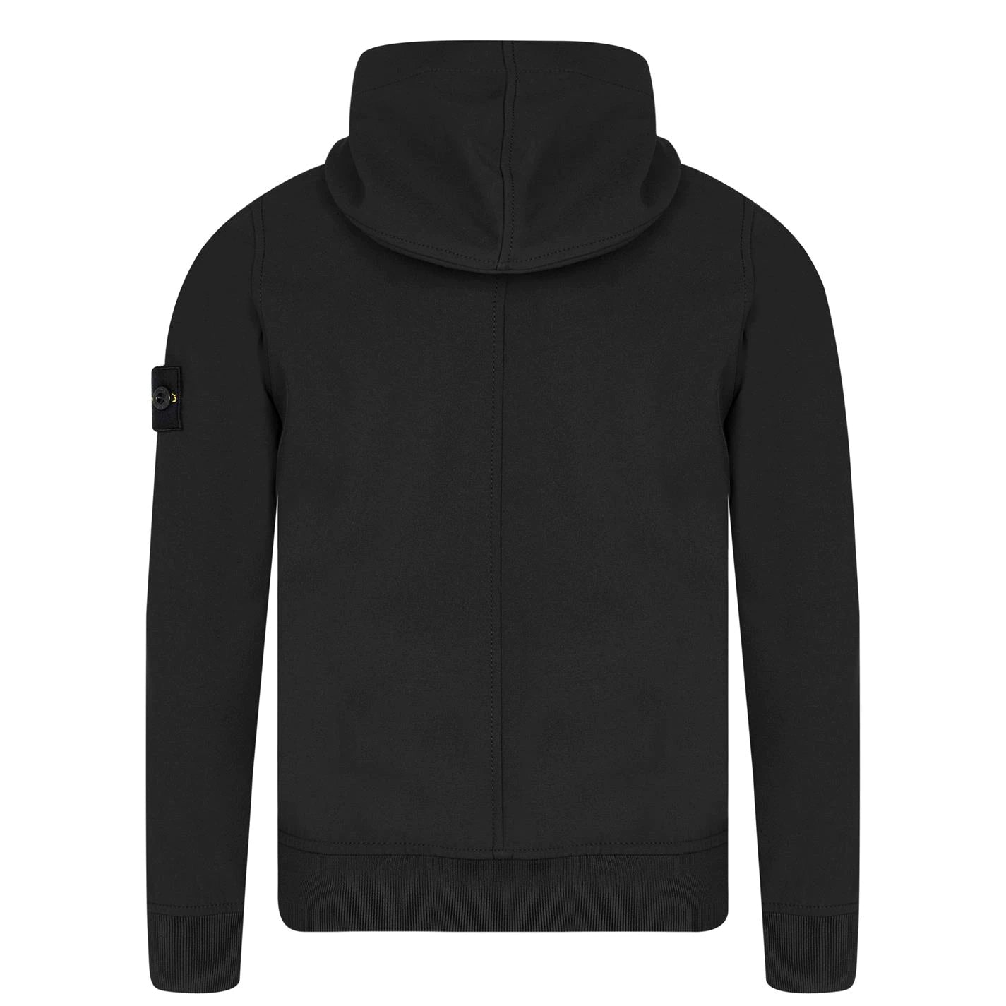 Kids Stone Island Soft Shell Jacket Black