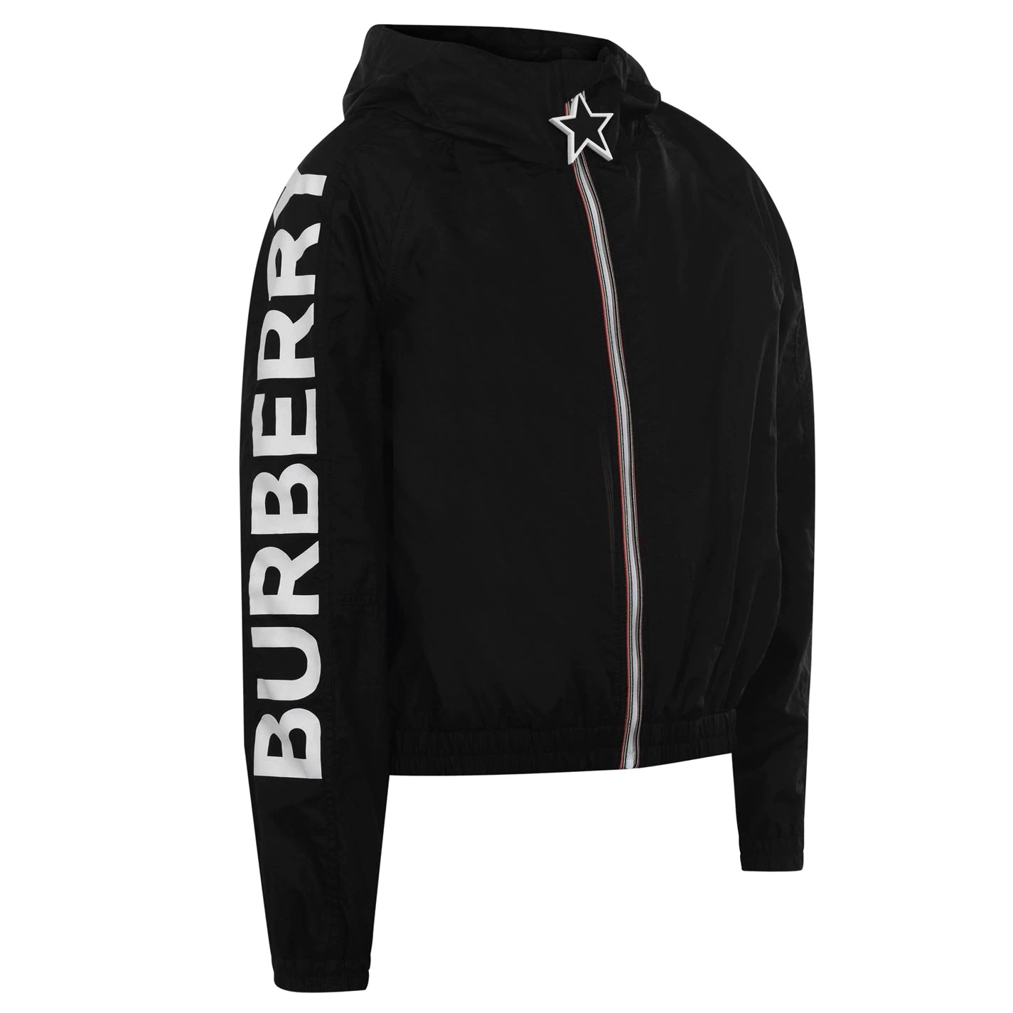 Kids Burberry Logo Jacket Black Burberry Kids